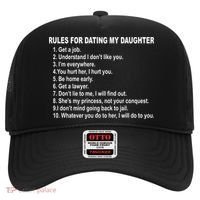 Rules For Dating My Daughter Father's Day Hat thumb 0