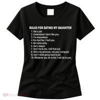 Rules For Dating My Daughter Father's Day Women's T-Shirt thumb 0
