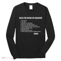 Rules For Dating MY Daughter Funny Long Sleeve Shirt thumb 0