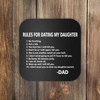 Rules For Dating MY Daughter Funny Coaster thumb 0
