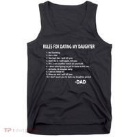 Rules For Dating MY Daughter Funny Tank Top thumb 0