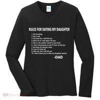 Rules For Dating MY Daughter Funny Women's Long Sleeve Shirt thumb 0