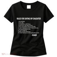 Rules For Dating MY Daughter Funny Women's T-Shirt thumb 0