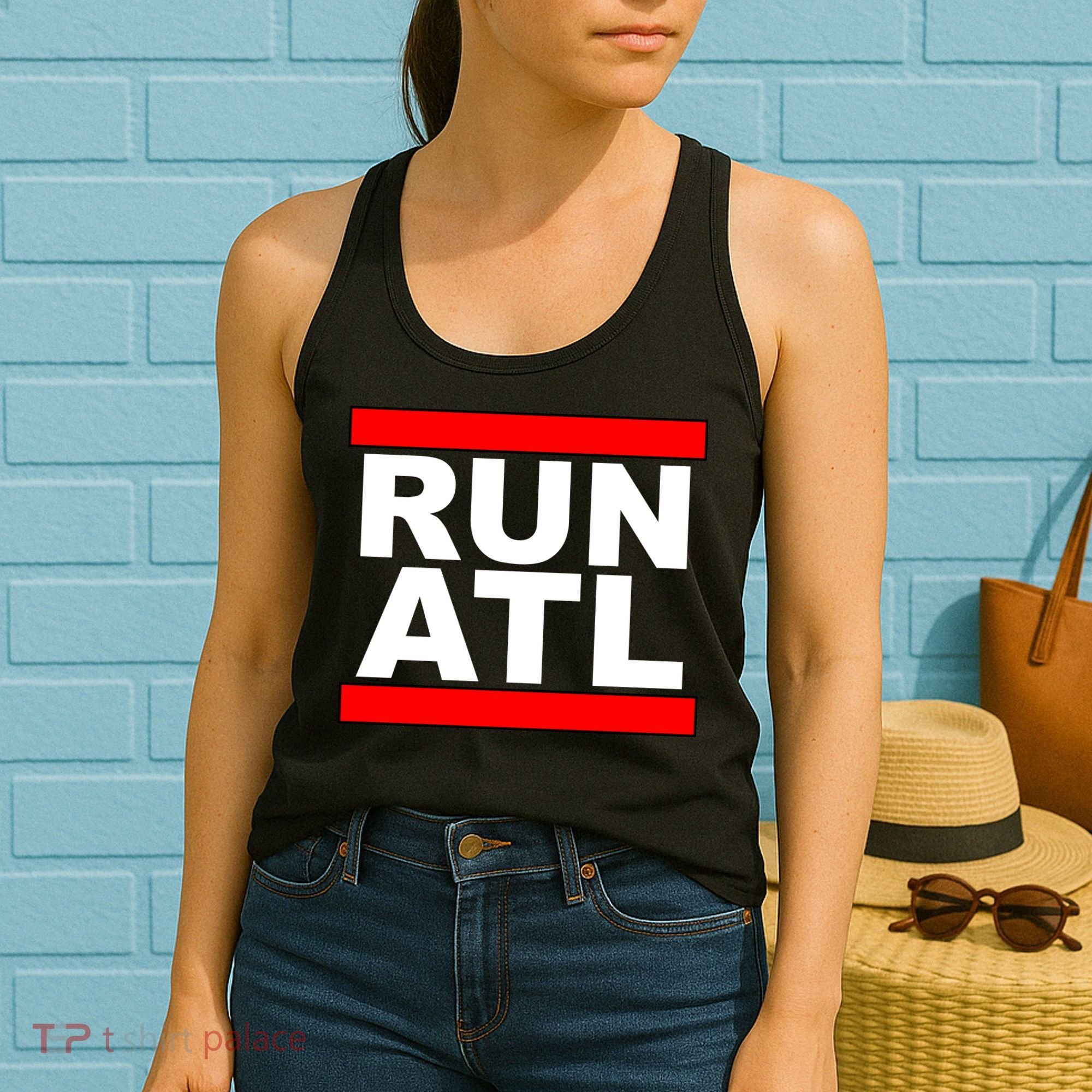 Run ATL Atlanta, Georgia Sports Fans Women's Tank Top