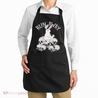 Run Away Bloody Bunny Skeleton Apron thumb 2
