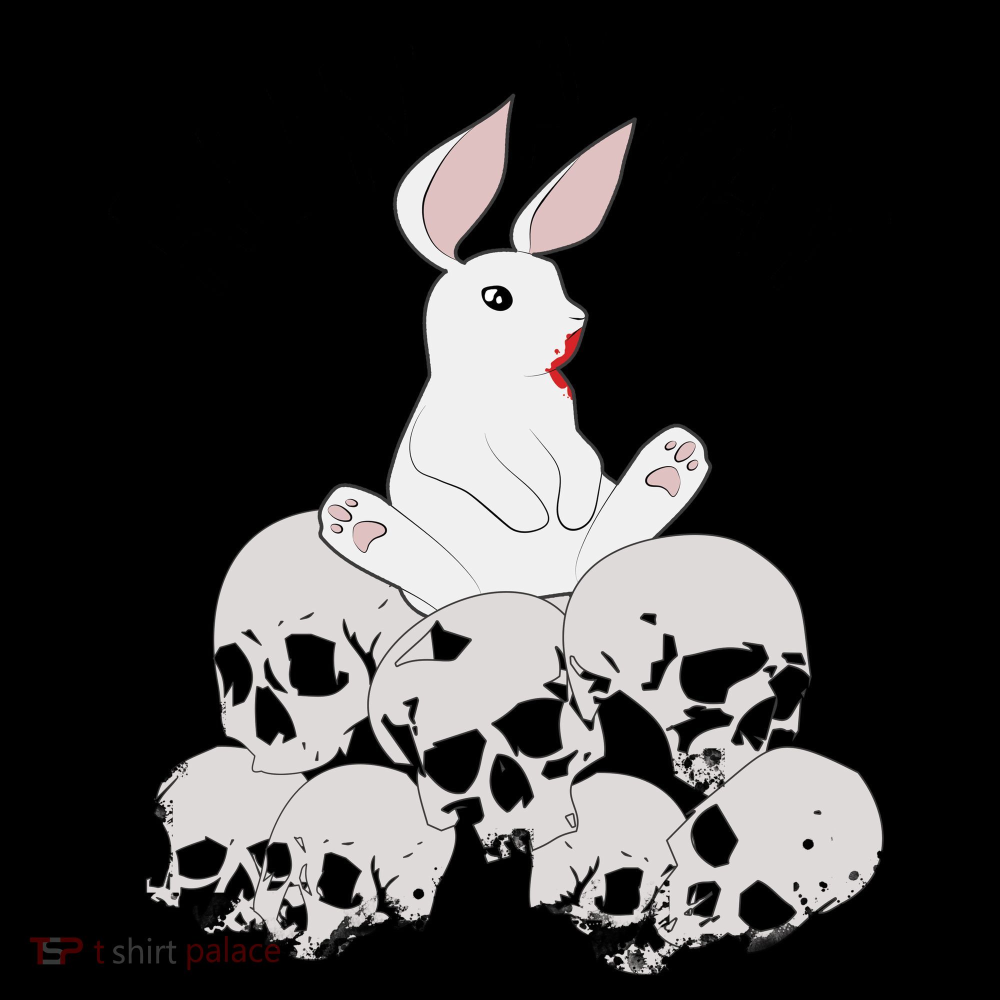 Run Away Bloody Bunny Skeleton Coffee Mug