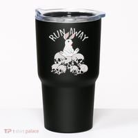 Run Away Bloody Bunny Skeleton Tumbler thumb 0