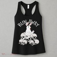 Run Away Bloody Bunny Skeleton Women's Tank Top thumb 3