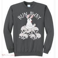 Run Away Bloody Bunny Skeleton Sweatshirt thumb 0