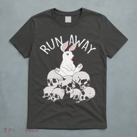 Run Away Bloody Bunny Skeleton T-Shirt thumb 5