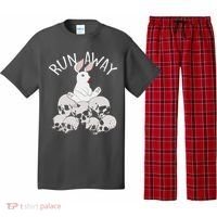 Run Away Bloody Bunny Skeleton Pajama Set thumb 0
