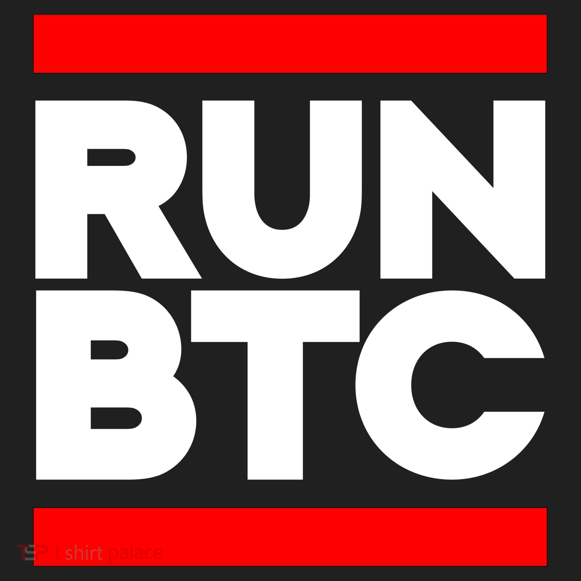 RUN BTC Bitcoin Cryptocurrency Women's Sweatshirt