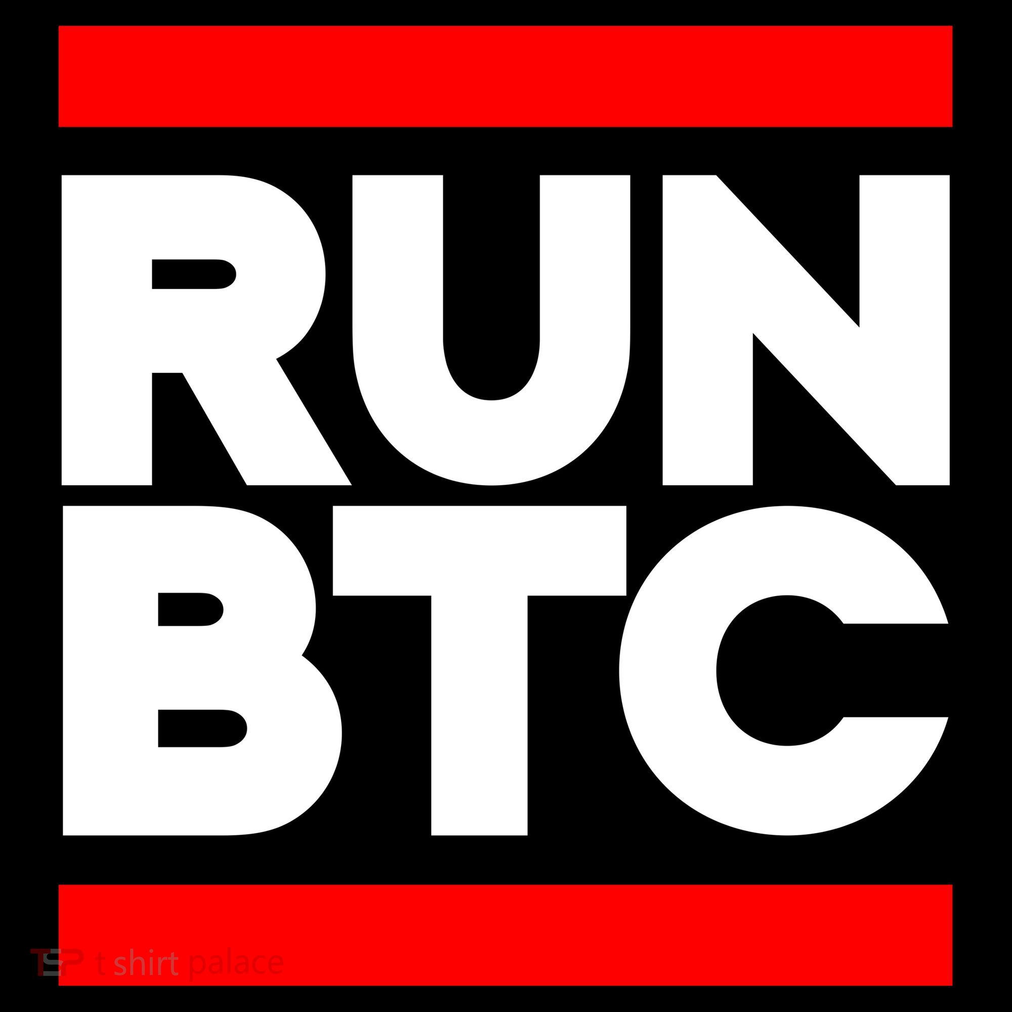 RUN BTC Bitcoin Cryptocurrency Sweatshirt