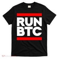 RUN BTC Bitcoin Cryptocurrency T-Shirt thumb 0