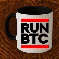 RUN BTC Bitcoin Cryptocurrency Coffee Mug thumb 2