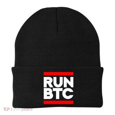 RUN BTC Bitcoin Cryptocurrency Beanie