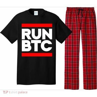 RUN BTC Bitcoin Cryptocurrency Pajama Set