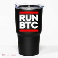 RUN BTC Bitcoin Cryptocurrency Tumbler thumb 0
