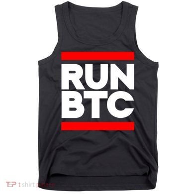 RUN BTC Bitcoin Cryptocurrency Tank Top