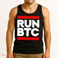 RUN BTC Bitcoin Cryptocurrency Tank Top thumb 3