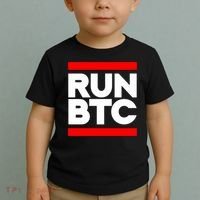 RUN BTC Bitcoin Cryptocurrency Toddler T-Shirt thumb 2