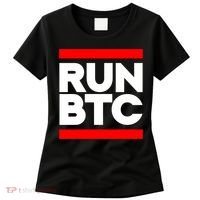 RUN BTC Bitcoin Cryptocurrency Women's T-Shirt thumb 0