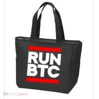 RUN BTC Bitcoin Cryptocurrency Tote Bag thumb 3