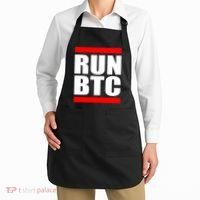Run BTC Bitcoin Cryptocurrency Crypto Moon Hodl Apron thumb 2