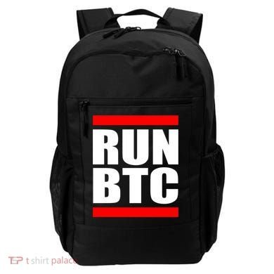 Run BTC Bitcoin Cryptocurrency Crypto Moon Hodl Backpack