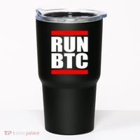 Run BTC Bitcoin Cryptocurrency Crypto Moon Hodl Tumbler thumb 0