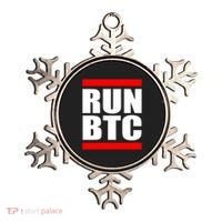 Run BTC Bitcoin Cryptocurrency Crypto Moon Hodl Ornament thumb 0