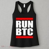 Run BTC Bitcoin Cryptocurrency Crypto Moon Hodl Women's Tank Top thumb 3