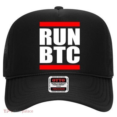Run BTC Bitcoin Cryptocurrency Crypto Moon Hodl Hat