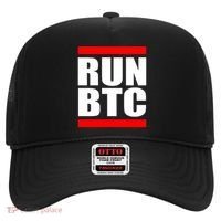 Run BTC Bitcoin Cryptocurrency Crypto Moon Hodl Hat thumb 0