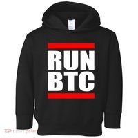 Run BTC Bitcoin Cryptocurrency Crypto Moon Hodl Toddler Hoodie thumb 0