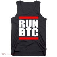 Run BTC Bitcoin Cryptocurrency Crypto Moon Hodl Tank Top thumb 0