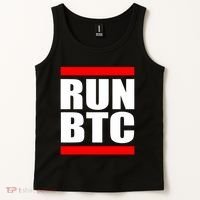 Run BTC Bitcoin Cryptocurrency Crypto Moon Hodl Tank Top thumb 2