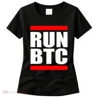 Run BTC Bitcoin Cryptocurrency Crypto Moon Hodl Women's T-Shirt thumb 0