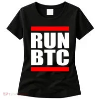 Run BTC Bitcoin Cryptocurrency Crypto Moon Hodl Women's T-Shirt thumb 0