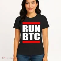 Run BTC Bitcoin Cryptocurrency Crypto Moon Hodl Women's T-Shirt thumb 4