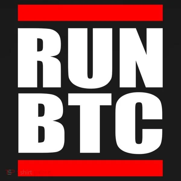 Run BTC Bitcoin Cryptocurrency Crypto Moon Hodl Women's T-Shirt