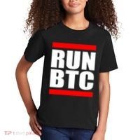 Run BTC Bitcoin Cryptocurrency Crypto Moon Hodl Kids T-Shirt thumb 2