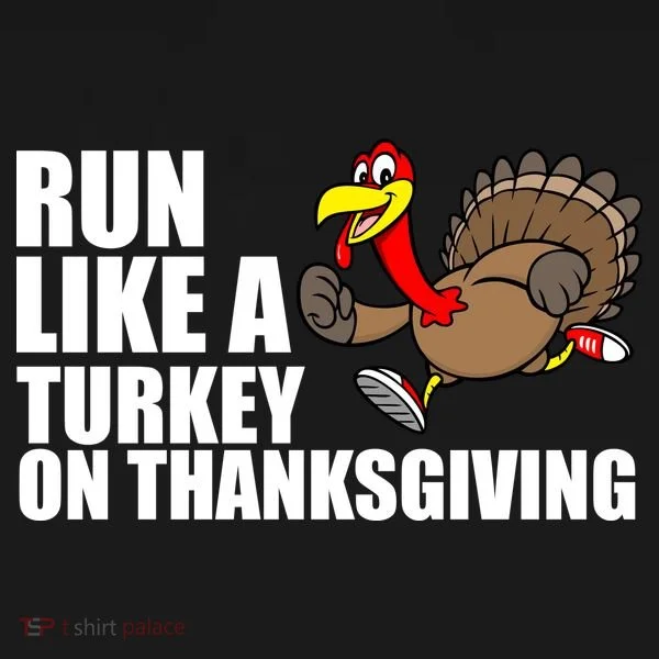 Run Like A Turkey On Thanksgiving Bucket Hat