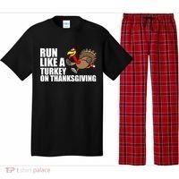 Run Like A Turkey On Thanksgiving Pajama Set thumb 0