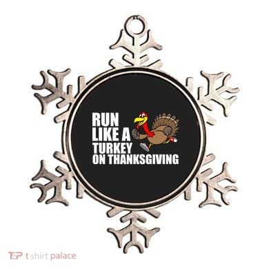 Run Like A Turkey On Thanksgiving Ornament