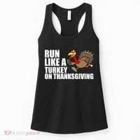 Run Like A Turkey On Thanksgiving Women's Tank Top thumb 0