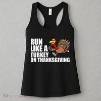 Run Like A Turkey On Thanksgiving Women's Tank Top thumb 3