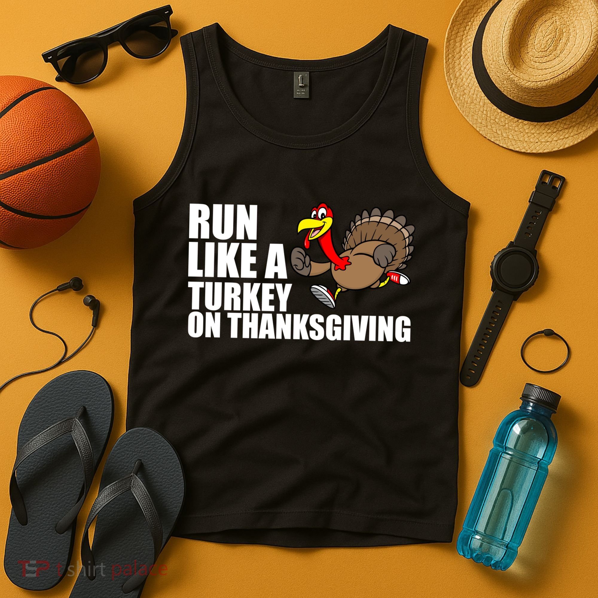 Run Like A Turkey On Thanksgiving Tank Top