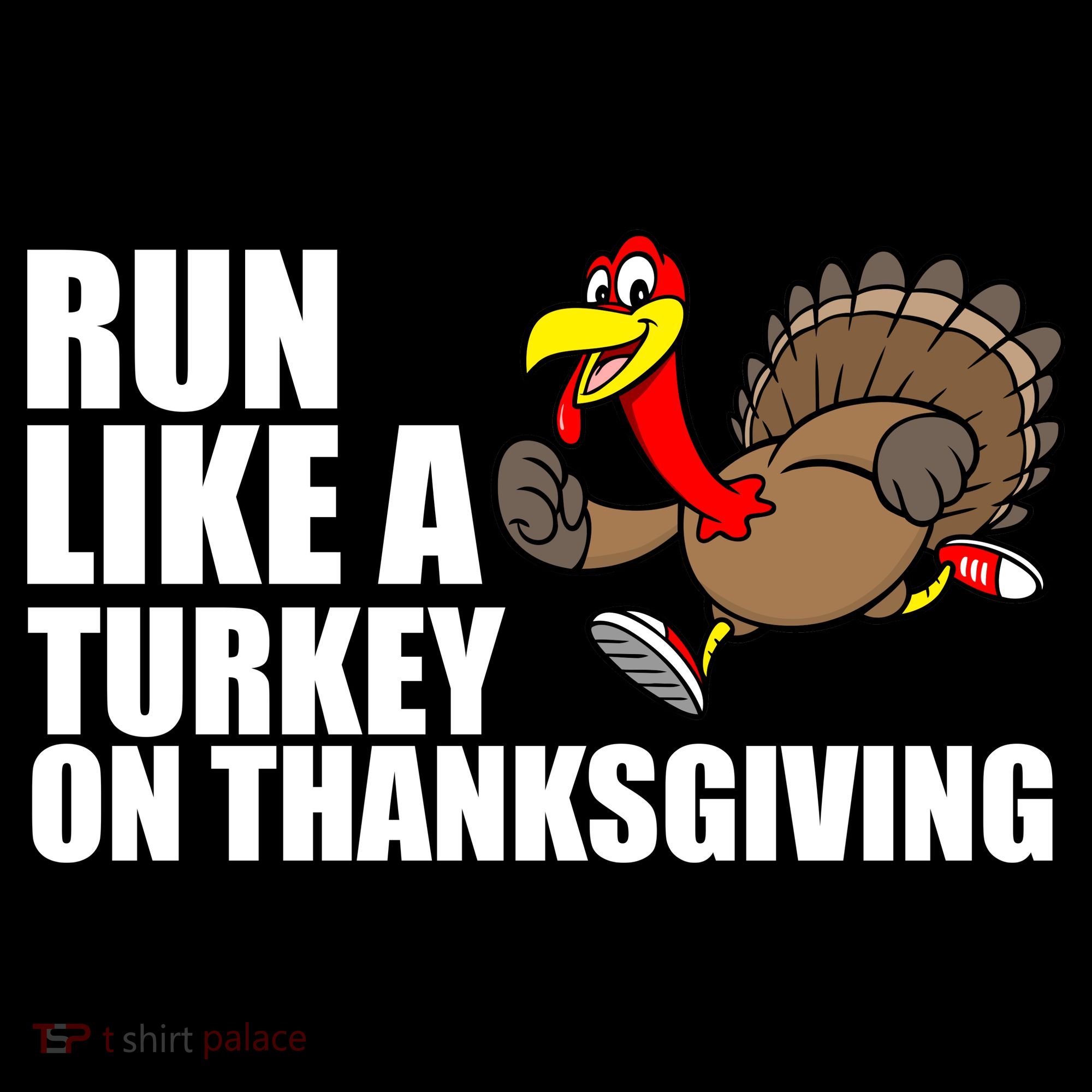 Run Like A Turkey On Thanksgiving Visor