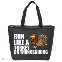 Run Like A Turkey On Thanksgiving Tote Bag thumb 0